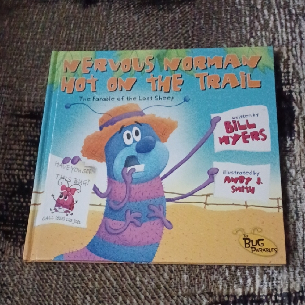 4/$40 Nervous Norman Hot on the Trail - Hardcover Book